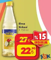 ELMA SİRKESİ 750 ML indirimli fiyat ELMA SİRKESİ 750 ML fiyat ve kampanya bilgisi